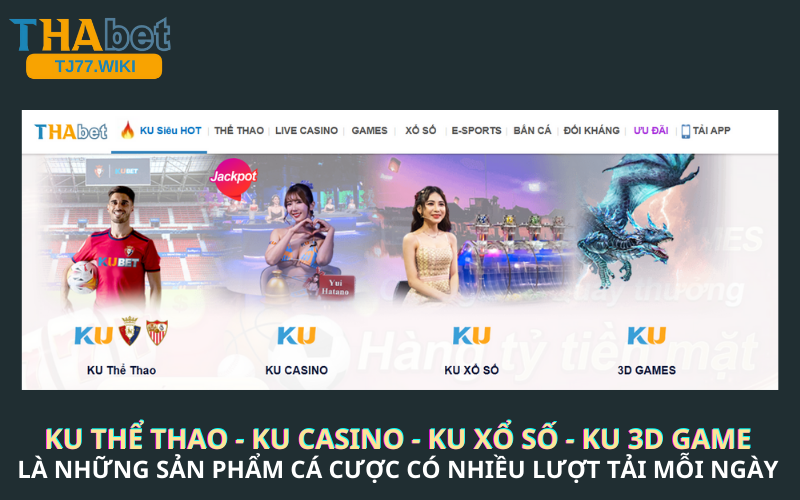 Bên cạnh đó, Thabet còn điều hành các sân chơi cá cược như Ku 3D Games, Ku Casino, Ku Xổ Số, Ku Thể Thao